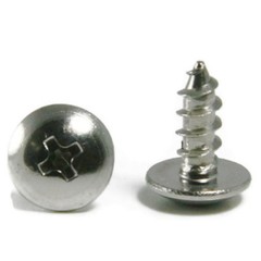 Sheet Metal Screws Stainless Steel Phillips Truss Head #8 x 1″ Qty 250