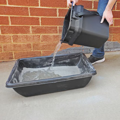 Creative Plastic Concepts Small Mixing Tub Drywall 20-in W x 26-in L x 6-in D
