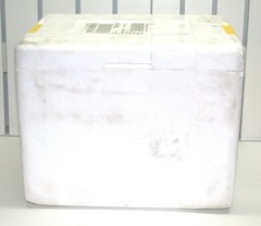 Creative Packaging Styrofoam Ship Cooler & Gel Packs 10.5″ D x 13.5″ L x 11″ H
