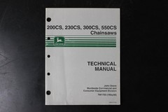 John Deere Chainsaw Technical Manual TM1750 200CS 230CS 300CS 550CS
