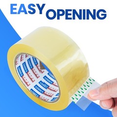 36 Rolls Clear Packing Tape with Dispenser Gun 2.7 Mil 1.88 Inch x 60 Yards