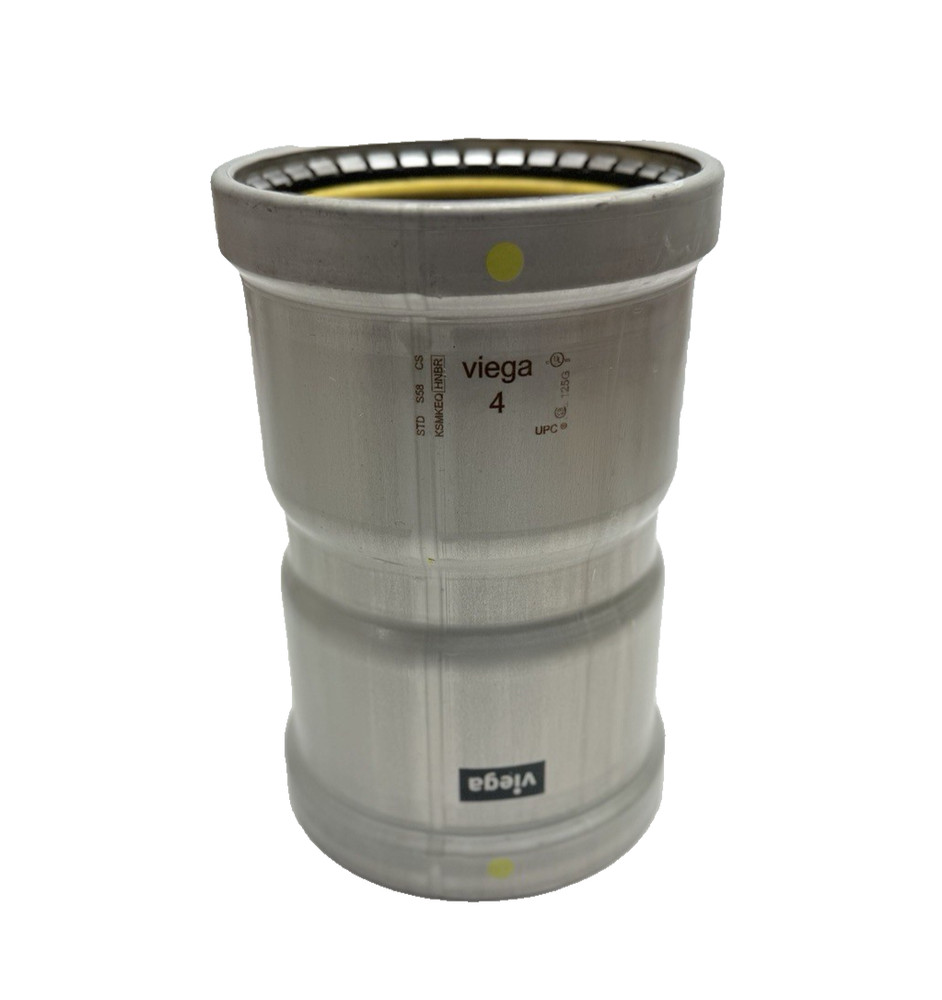 VIEGA 28780 MEGAPRESSG 4″ x 4″ COUPLING WITH STOP