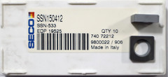 8 pcs of a SECO, SSN-533 CARBIDE SHIM SEATS