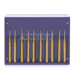 AZDENT Dental FG Fresas de carburo de tungsteno Fit Alta Velocidad pieza de mano