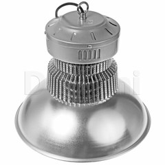 High Bay Commercial Light Fixture 150W Silver Aluminum 3030 SMD .9 PF 6000K