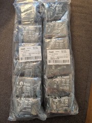 12 Pairs Ansell 11-541 Hyflex Cut-Resistant Coated Gloves, A4 Cut Level, Size 9