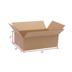 100 6x4x2 PREMIUM Cardboard Paper Boxes Mailing Packing Shipping Box
