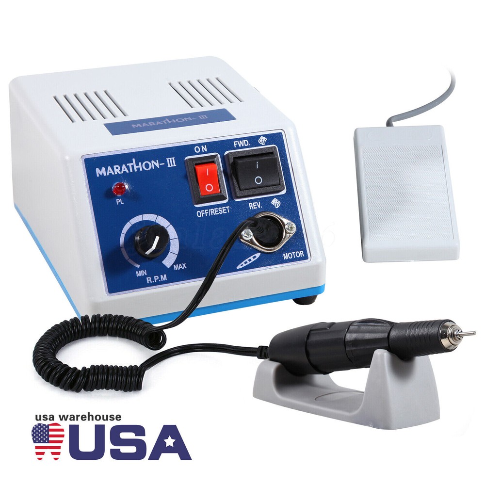 Dental Electric Micromotor Polisher fit Marathon/Contra Angle/Straight Handpiece