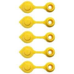 5 Yellow Vent Caps Gas Can Vents Heavy Duty – Fix Your Can-Easy Install 5 Gallon