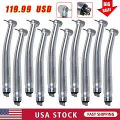 10*NSK PANA MAX Style Dental High Speed Handpiece Push Button 4Hole Turbine U3BM