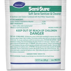 20 ~ 1 oz Diversey Sani Sure Soft Serve Machine Sanitizer & Cleaner Concentrated
