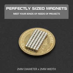 200PCS N35 Strong Neodymium Magnets Round Disc NdFeB Permanent Rare Earth Magnet