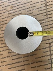 4 1/2 OD X 1 1/2 Wall Hot Finished Mechanical Tubing Machining 6″ Long