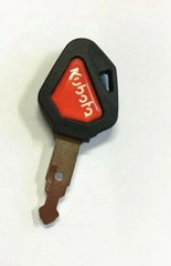 Kubota 459A Skid Steer Track Loader & Mini Excavator Ignition Key Red Logo 1 key
