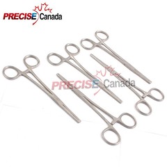 5 Pcs Kocher Hemostat FORCEPS 7″ Straight, Teeth 1X2, Surgical Instruments