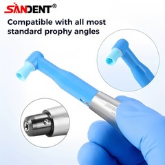 360° Swivel Dental Hygiene Prophy Handpiece Air Motor 4 Hole 4:1 Nose Cone