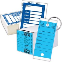Versa-Tags 250 Key Tags PLUS 100 Kleer-Bak Window Stock Stickers