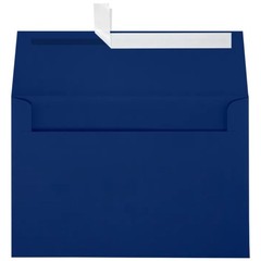 LUXPaper A10 Envelopes Navy Blue Peel & Press 6×9.5″ 80lb Text 50 Pack