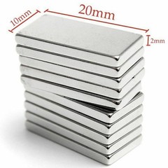 30-200Pcs Strong Block Fridge Magnet Square Rare Earth Neodymium 20x10x2mm N52