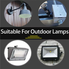 LED 120V Dusk To Dawn Outdoor Swivel Photo Cell Light Control Photocell Sensor