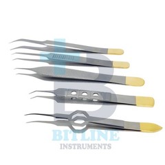 Hair Transplant Forceps Set 5 Pieces Stainless Steel