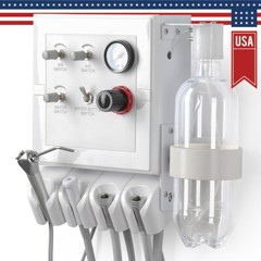 Portable Dental Turbine Unit with Weak Suction Work with Air Compressor 2/4Hole