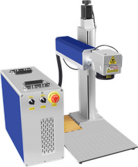 60W 100W 200W 300W Auto Focus JPT M7 Mopa Fiber Laser Marking Machine Engraver