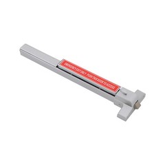 Door Push Bar Panic Exit Device with Lock Commercial Emergency Hardware Silver