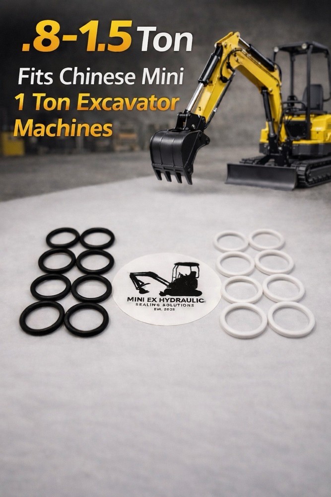 Chinese Mini Excavator Spool Valve Seal Kit Fits 0.8-1.5 Ton Machines