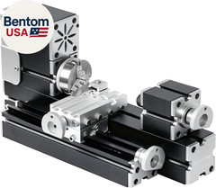 All-Metal Mini Lathe Machine, 36W 20,000RPM Precision Lathe with 0.02Mm Molded S