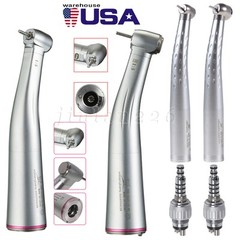 Dental 1:5 Electric (LED) Contra Angle Handpiece /High Speed with 4Holes Coupler