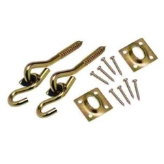 4 in. Chromate-Plated Screw Type Swing Hardware Easy to install