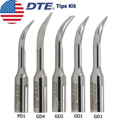 Woodpecker DTE Dental Ultrasonic Scaler Piezo Handpiece HW-5L HD-7L Tips G1 GD1