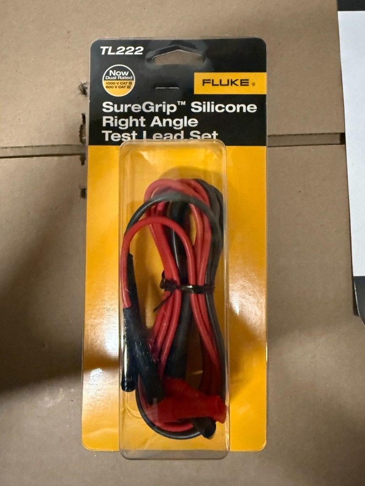 Fluke Fluke-Tl222 Silicone Insulated Test Leads, Cat Iii 1000V, Cat Iv 600V,