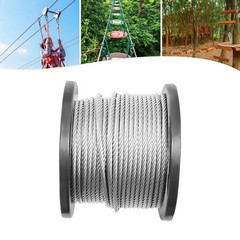 T304 Stainless Steel Cable 1/4″x 150ft Marine Grade Deck Cable Railing 7×19