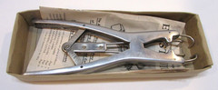 Vintage 1940’s Elastrator Castrating Dehorning Tool w Box San Francisco CA USA