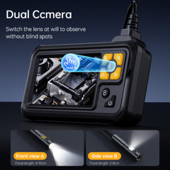 4.3Inch 1080P Dual Lens Endoscope IP67 Waterproof 8LED Portable Detection Camera