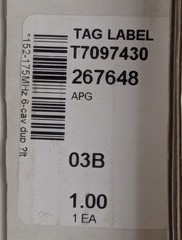 Amphenol Procom 152-175MHz 6-Cavity Duplex Filter 6-8MHz Separation 50W N/f 80dB