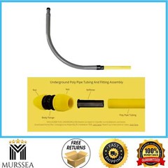 1/2 In. IPS Poly DR 9.3 to 3/4 In. MIP Underground Steel Meter Riser Bent, Gray