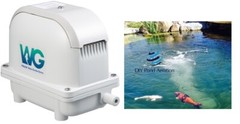 NEW 3.25 cfm HiBlow Fish Pond Aeration / Septic Pump 1/2 Acre Ponds or 24,000gal