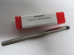 YANKEE SUMMIT 17/64″ .2656 Straight Shank & Flutes Hand Reamer 28481 USA or UK