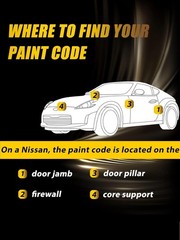 Nissan Caspian Blue Metallic RBY Touch Up Paint Pen Scratch Repair Kit
