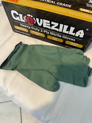 GloveZilla Heavy-Duty Nitrile Gloves Scaled Grip SIZE XL – BOX OF 100