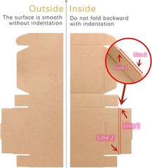 6X4X1 Inches Small Shipping Boxes Set 30 or 50 Brown Mailer Corrugated Cardboard