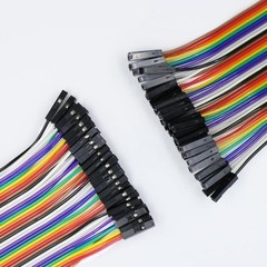 Multicolored Breadboard Jumper Wire Dupont Wire 40pin3 M F Size: 15 cm(5.9 in)