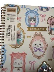 2027 Clementine 12 month Floral Planner July 2026-June 2027 11×9” Notebook Size