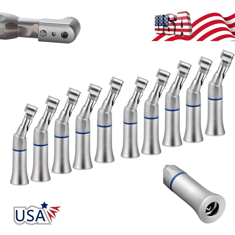 10PCS NSK Style Dental Slow Low Speed Handpiece Contra Angle Latch