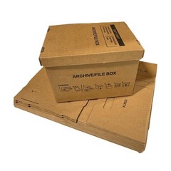 10 – Pack 15x12x10 Small Standard File Storage Moving Box with Lid Letter…