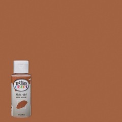 Testors Craft 2 Oz. Matte Coffee Acrylic Paint 297843 Testors 297843