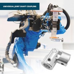 4 Pcs 8mm to 8mm Universal Joint Shaft Coupling Rotatable Metal Shaf Coupling…